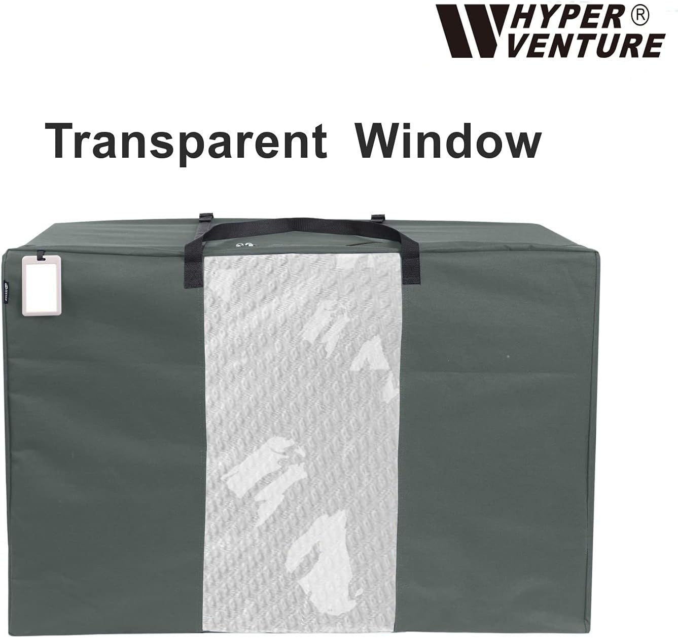 Folding Mattress Storage Bag - Durable Carry Case Fits for Tri-Fold up to 6 Inches Queen Mattress, Grey