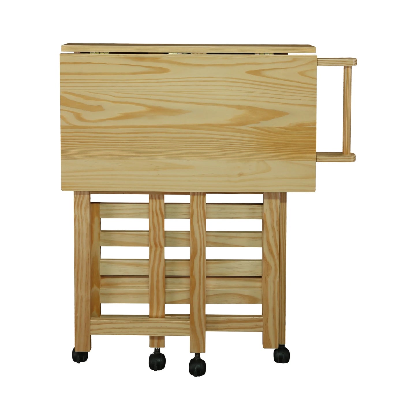 372-30 Trek Folding Kitchen Cart - Natural