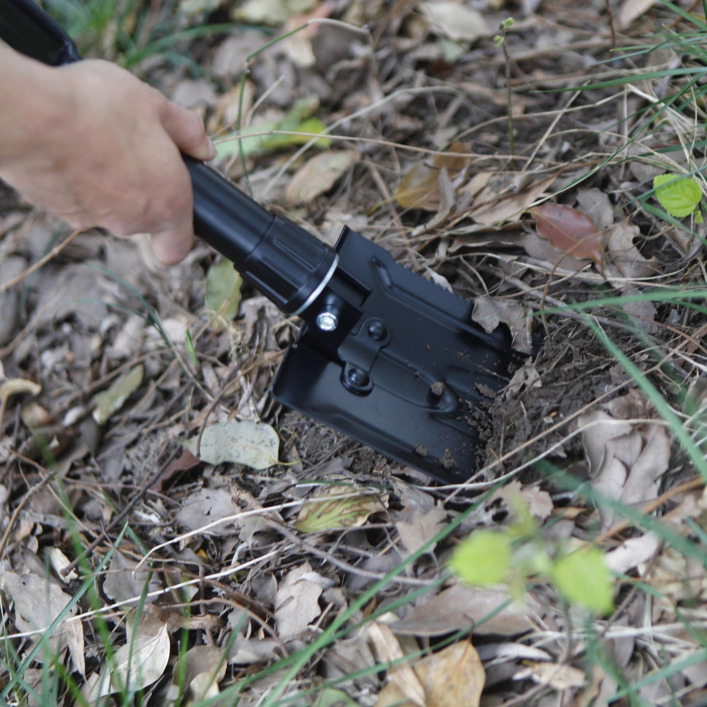 Heavy Duty Steel Folding Shovel, Black, Model 4803