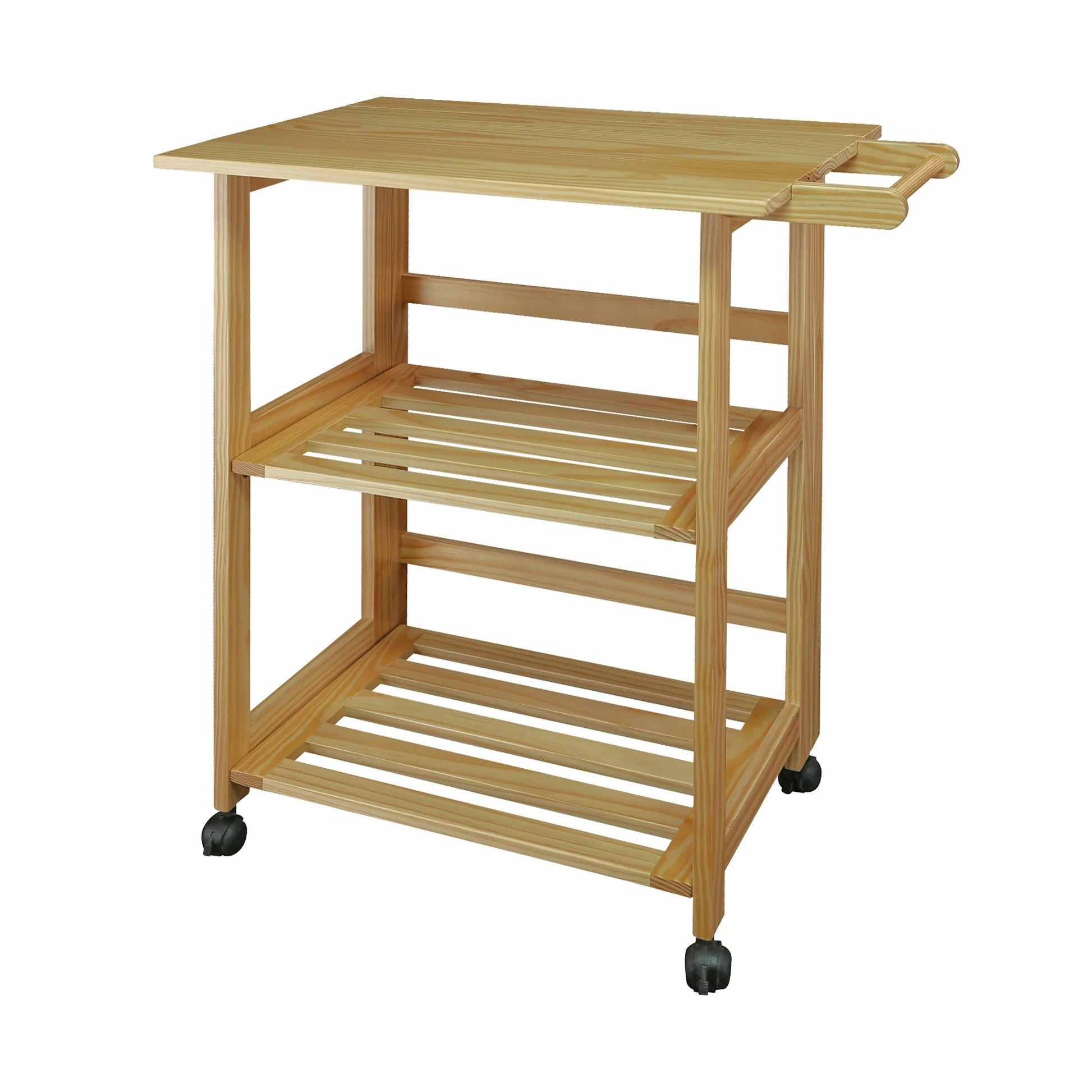 372-30 Trek Folding Kitchen Cart - Natural