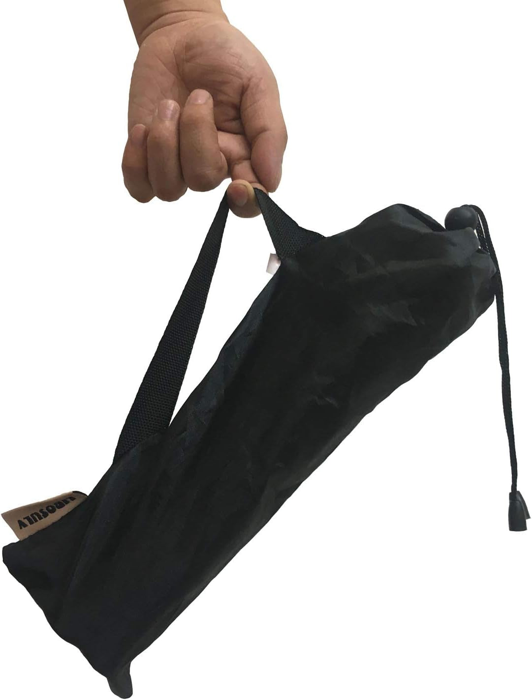 Folding Camping Stool, Retractable Camping Chair, Super Compact, for Travel, Hiking, Gathering, Barbecue, with Carry Bag, Storage Size 11.61"X2.56"X2.56"