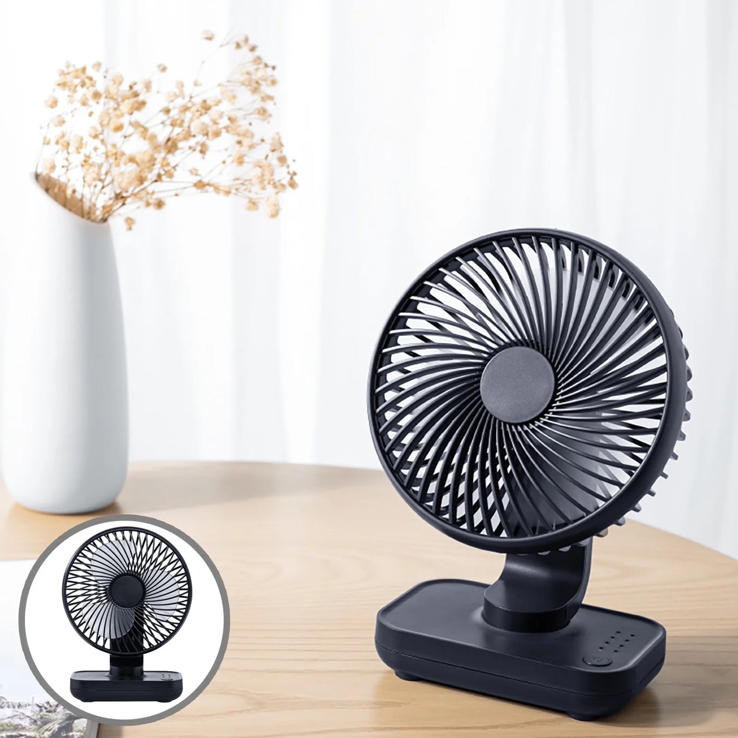 Portable Cooling Fan Portable Fan Oscillating Fan Table Fan Fans for Bedroom Office Fan Mini Fan Portable Fan Portable