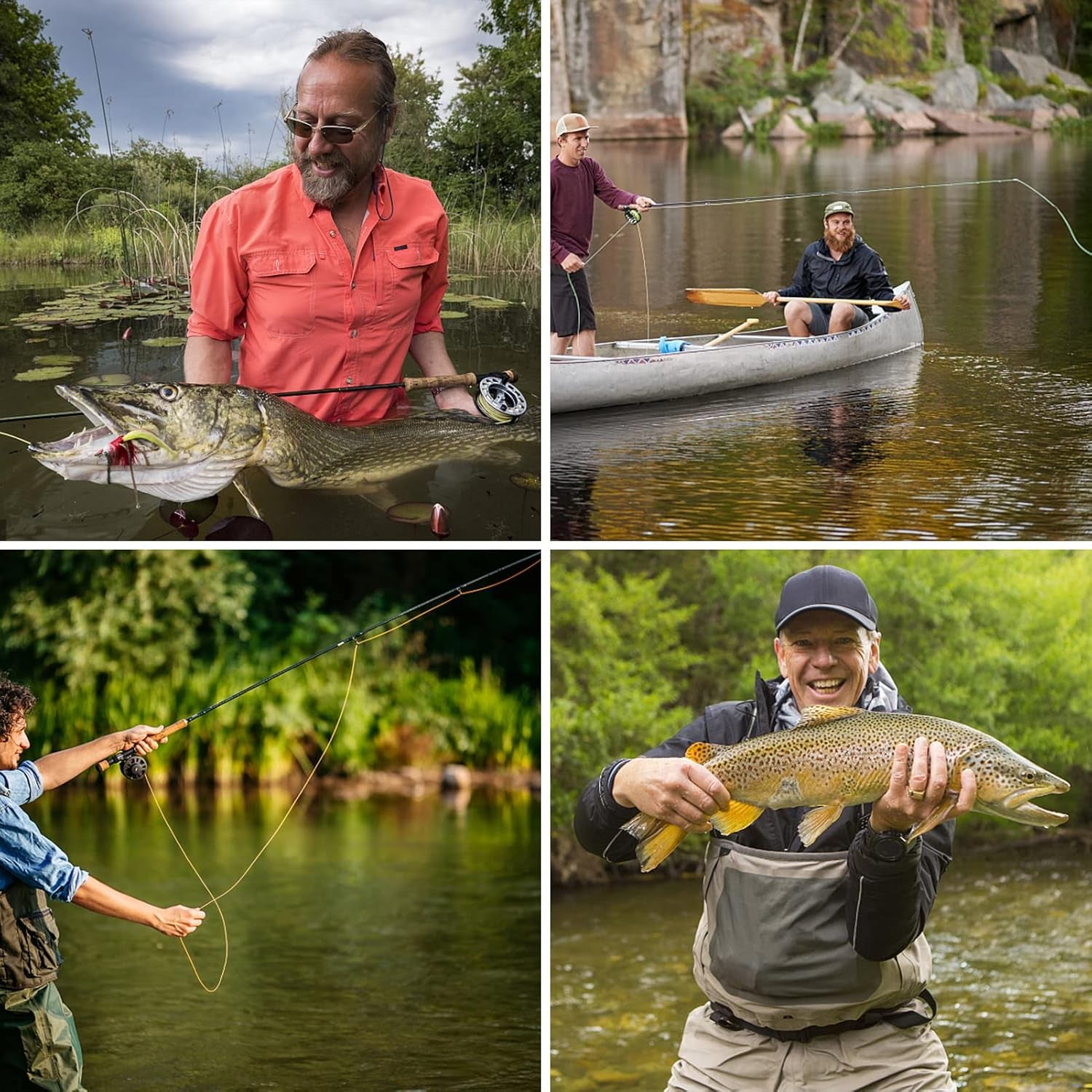 Fly Fishing Rod Case,Portable Fishing Tackle Bag,Canvas Fishing Pole Storage Bag Fly Rods Reels Durable Carry Case, Army Green, Canvas & Beach Tote Bag