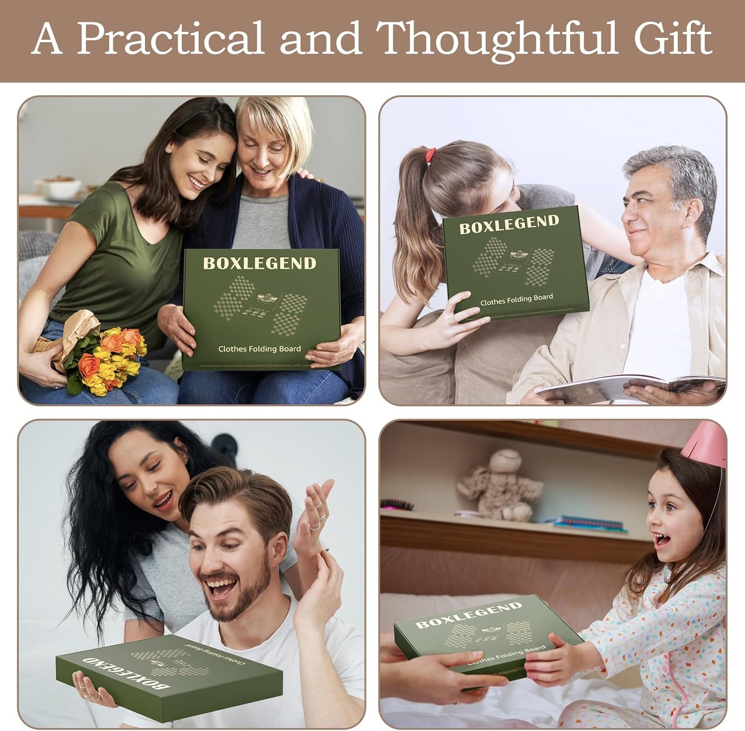 Shirt Folder V7 Metal for Wear Resistance Clothes Folding Board Storage Tshirt Folder Board Metal Edging and Joints Laundry Folding Board Black