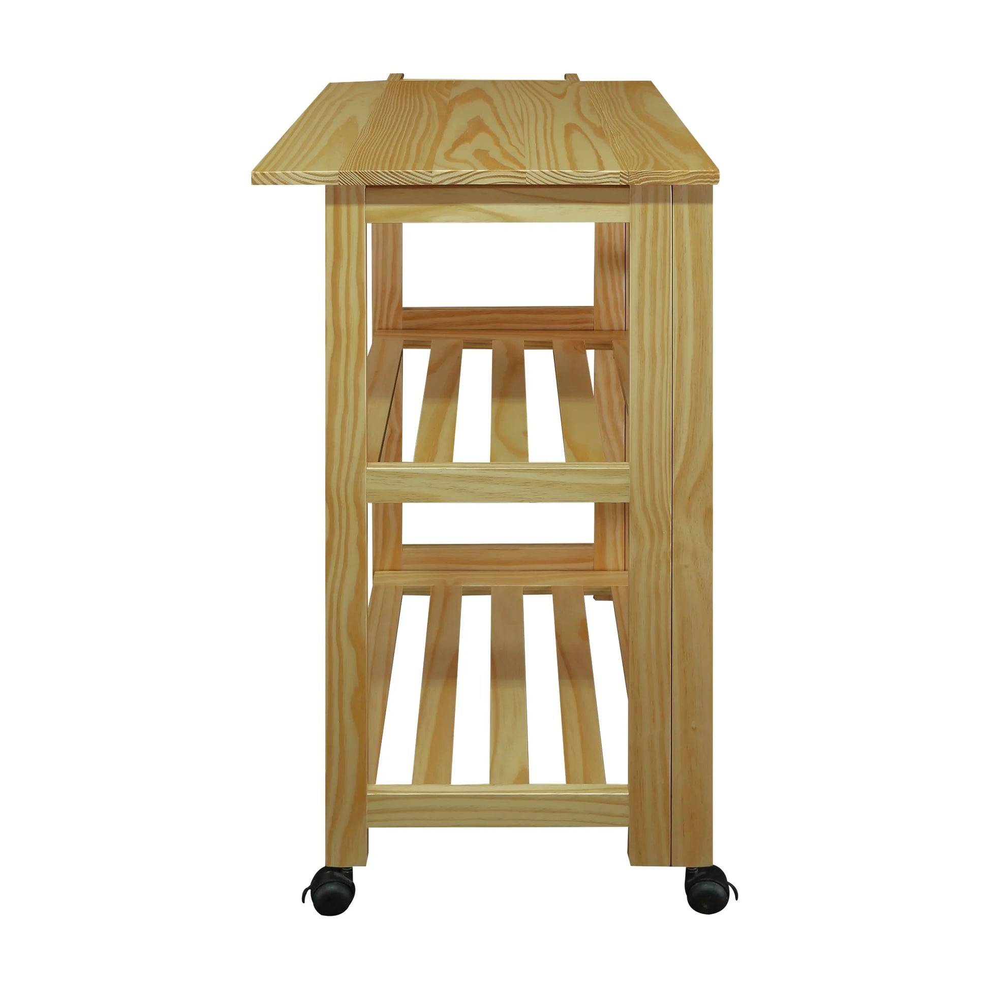 372-30 Trek Folding Kitchen Cart - Natural
