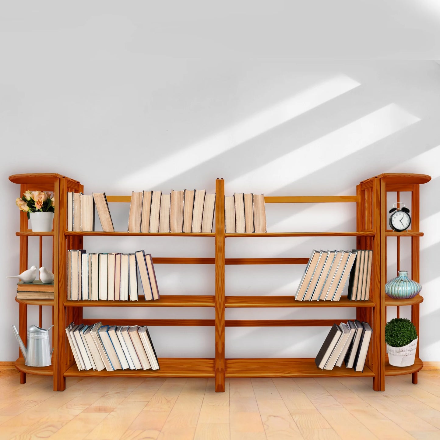 Yu Shan CO USA Ltd 330-20 3 Tier Folding Bookcase Natural