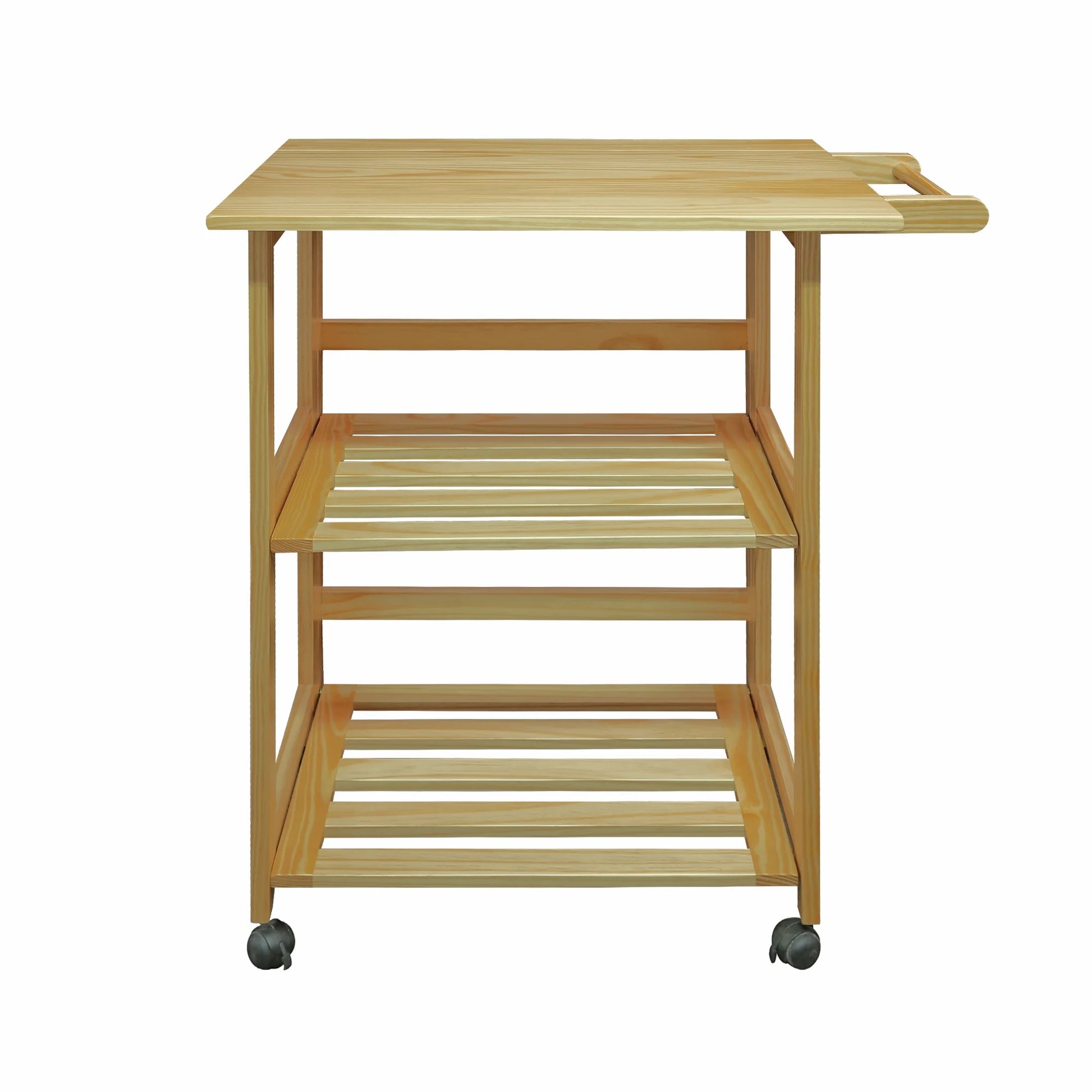 372-30 Trek Folding Kitchen Cart - Natural