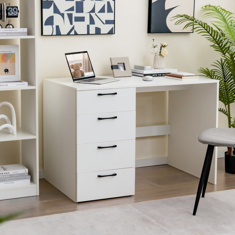 43.5 Inch Computer Desk with 4 Large Drawers