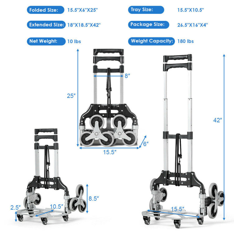 Portable Folding Stair Climbing Hand Truck