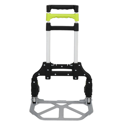 Portable Aluminum Hand Truck Dolly Luggage Trolley Cart W/Telescoping Handle, for Home, Auto, Office, Travel