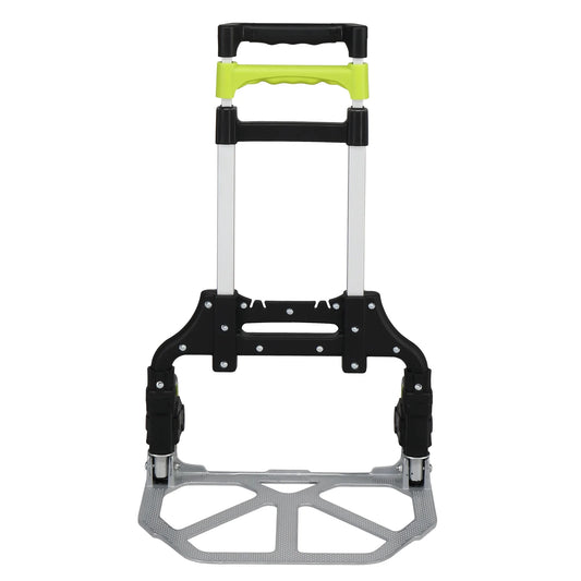 Portable Aluminum Hand Truck Dolly Luggage Trolley Cart W/Telescoping Handle, for Home, Auto, Office, Travel
