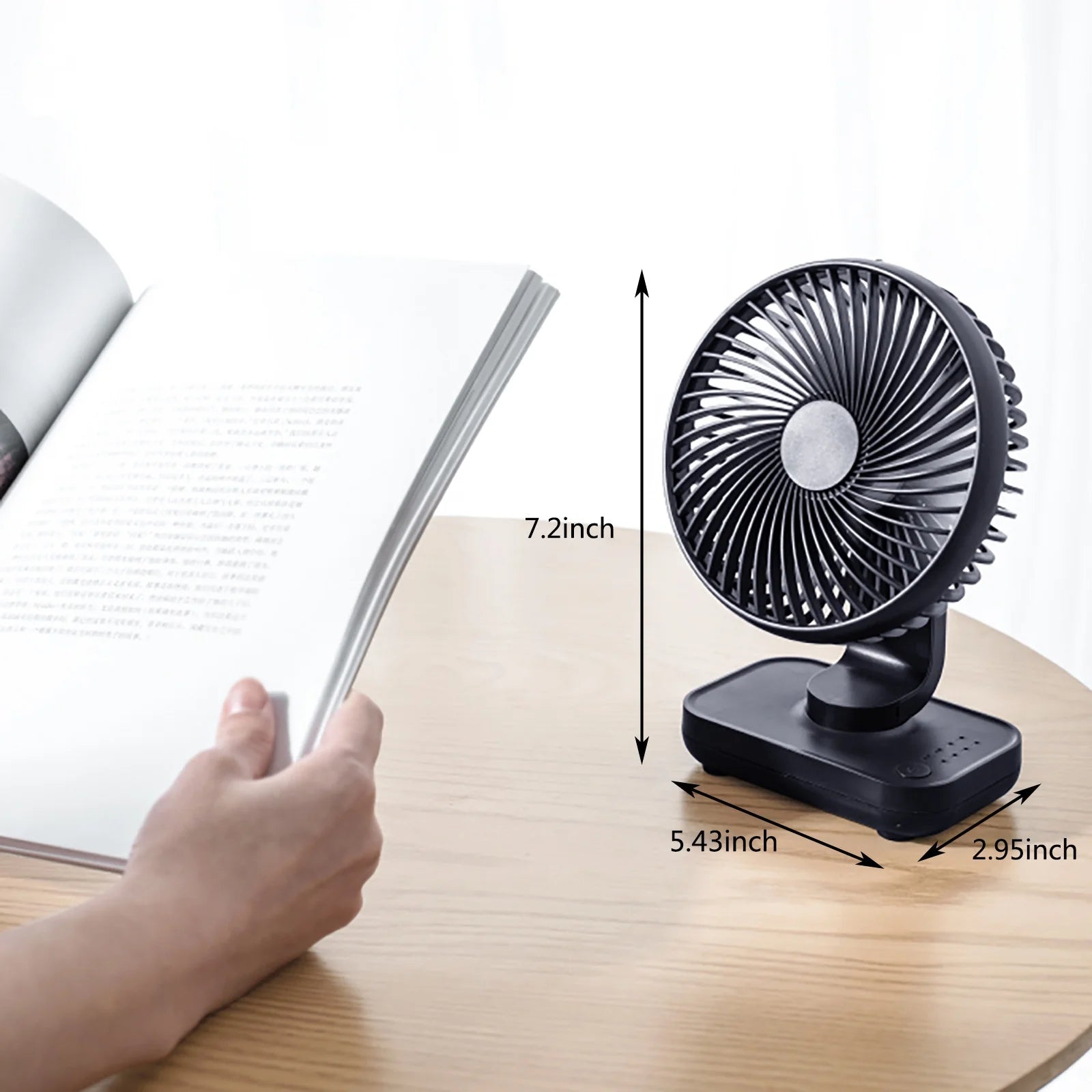 Portable Cooling Fan Portable Fan Oscillating Fan Table Fan Fans for Bedroom Office Fan Mini Fan Portable Fan Portable