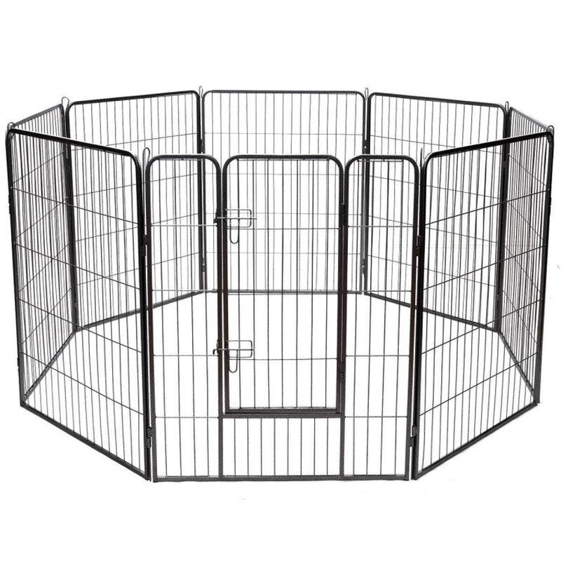 40 Inch 8 Metal Panel Heavy Duty Pet Playpen Dog Fence