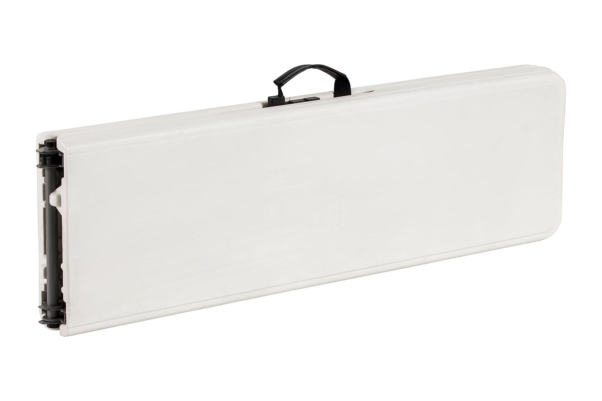 Plastic Portable Folding Bench, White