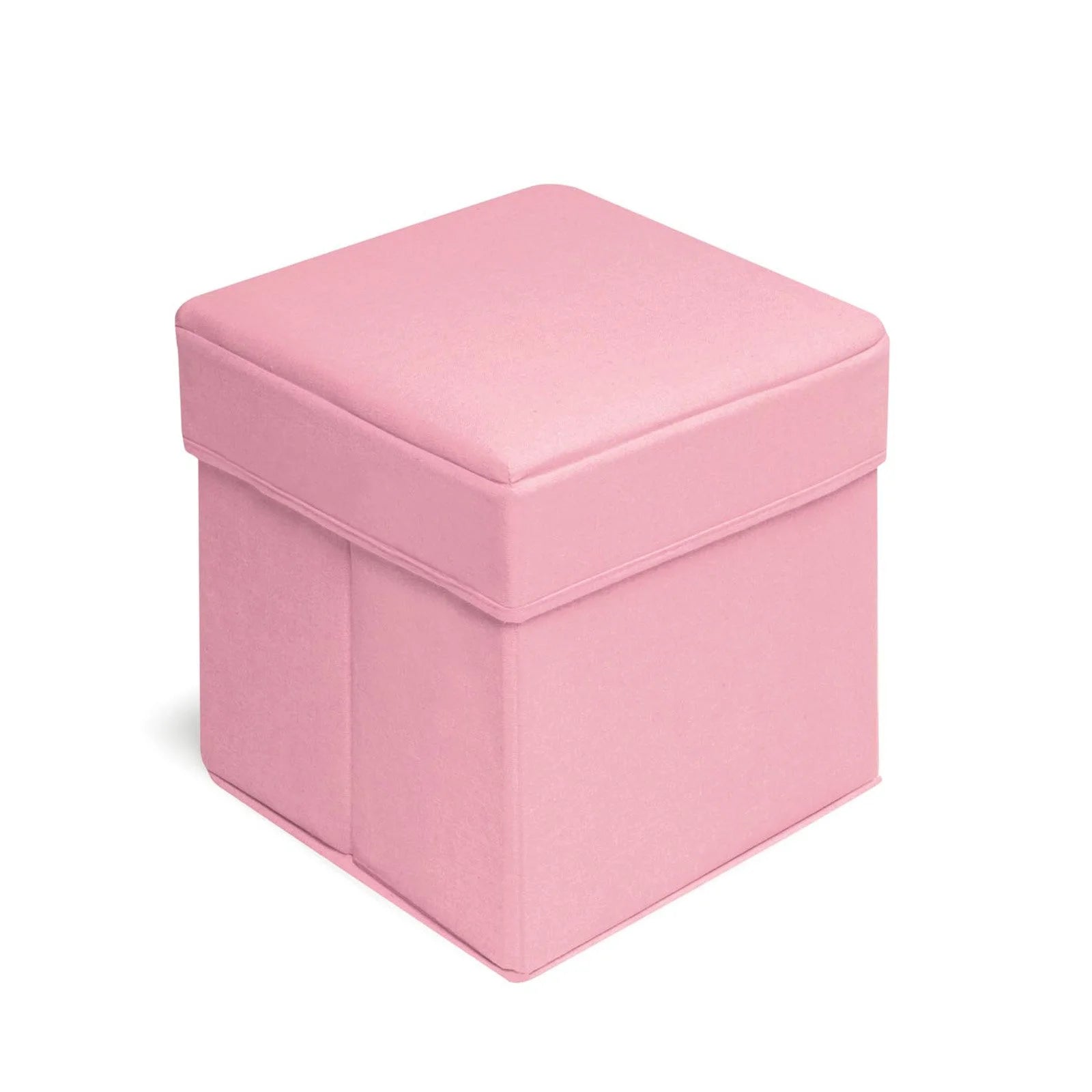 Folding Storage Seat-Color: Pink