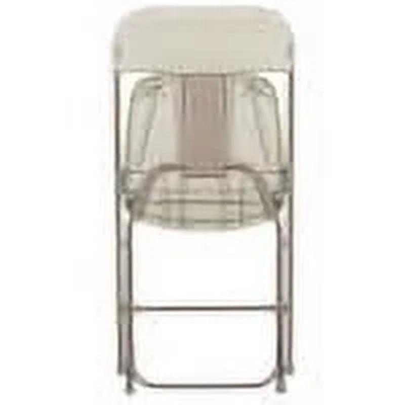 Hercules Series Plastic Folding Chair Beige - 2 Pack 650LB Weight Capacity Comfortable Event Chair-Lightweight Folding Chair
