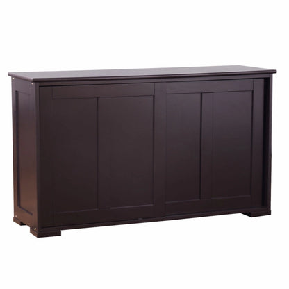 Sideboard Buffet Cupboard Storage Cabinet with Sliding Door