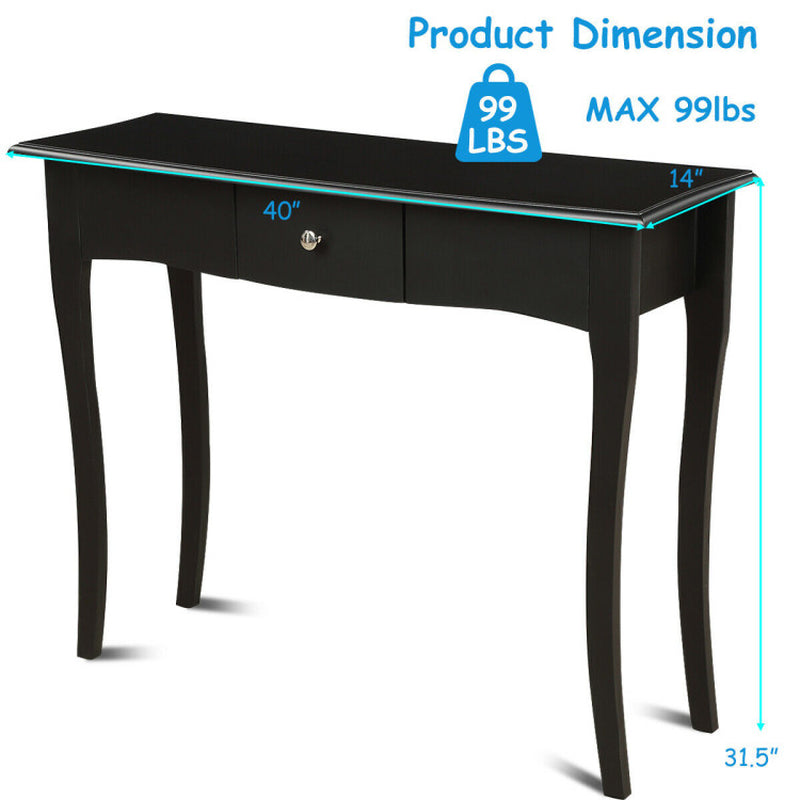 Modern Multifunctional Console Table with Storage Drawer