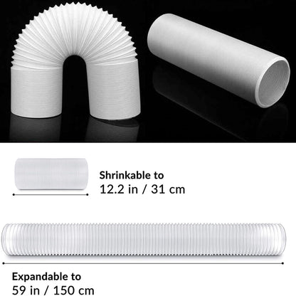 Portable Air Conditioner Hose 5" Diameter Portable Exhaust Vent for Portable Ne