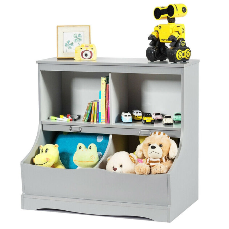 Kids 3-Tier Bookcase Storage Organizer