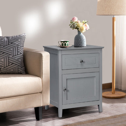 2-Tier Accent Table with Spacious Tabletop