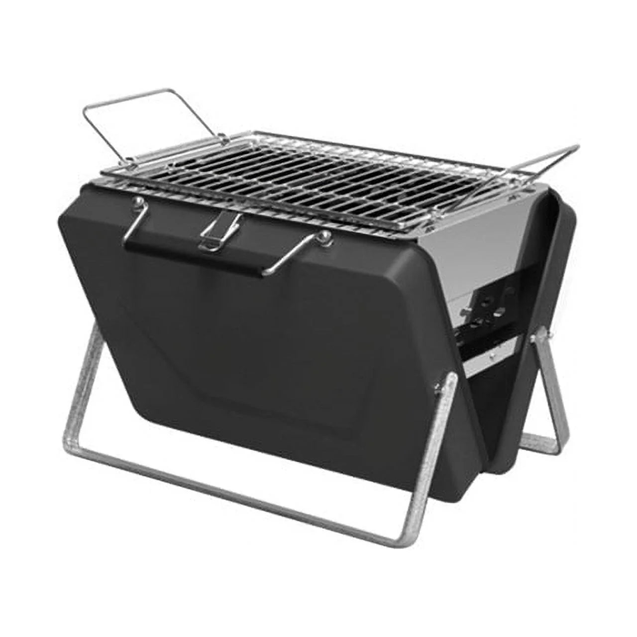 Portable Camping BBQ Folding Cooking Charcoal Coal Stainless Steel Grill