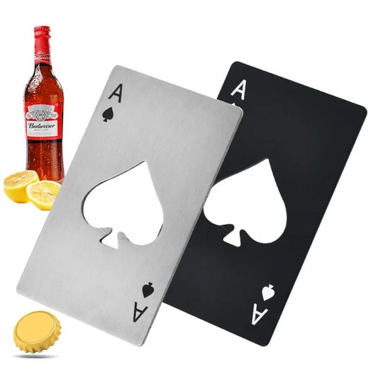 Beer Bottle Opener Poker A Card Wine Bottles Openers