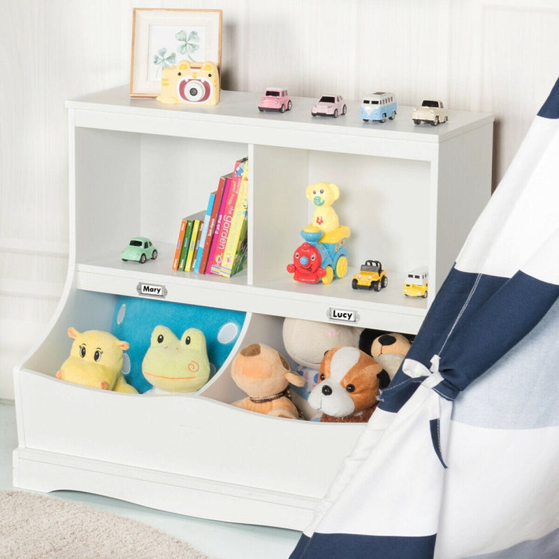 Kids 3-Tier Bookcase Storage Organizer