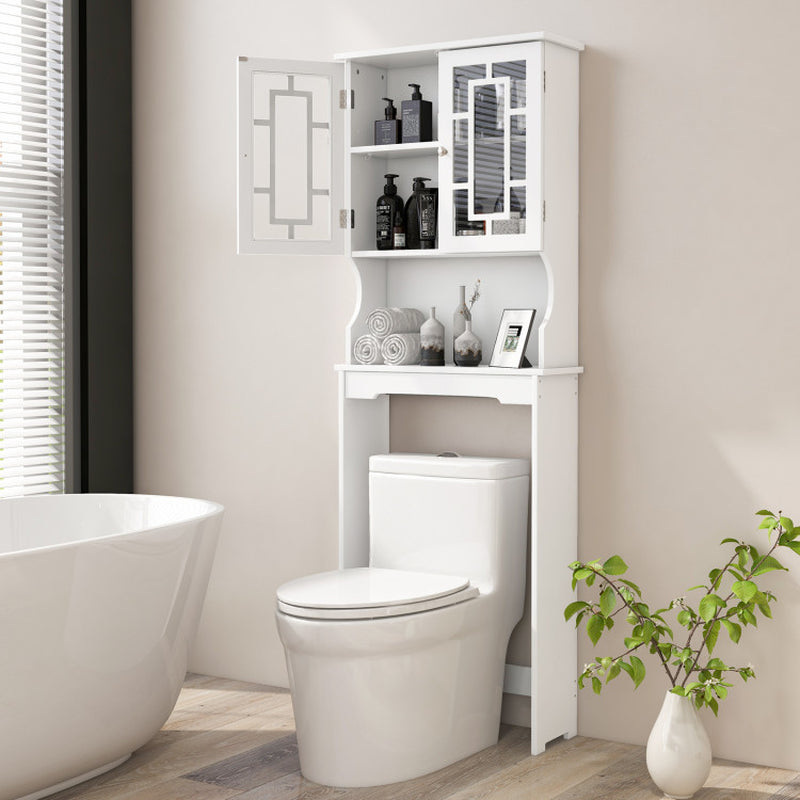 Bathroom Spacesaver Organizer with Adjustable Shelf