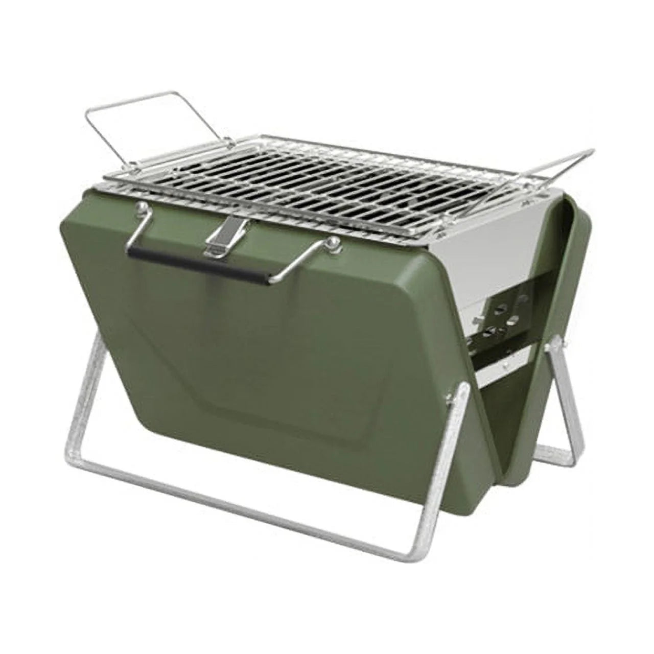 Portable Camping BBQ Folding Cooking Charcoal Coal Stainless Steel Grill