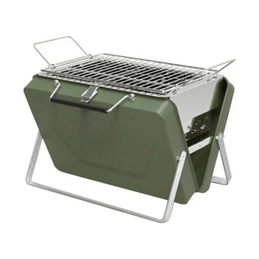 Portable Camping BBQ Folding Cooking Charcoal Coal Stainless Steel Grill