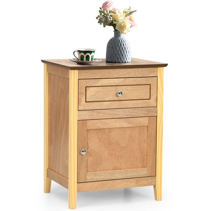 2-Tier Accent Table with Spacious Tabletop