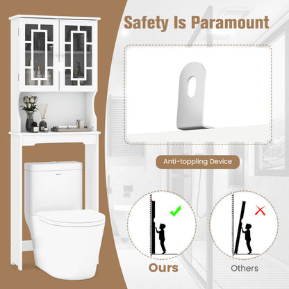 Bathroom Spacesaver Organizer with Adjustable Shelf