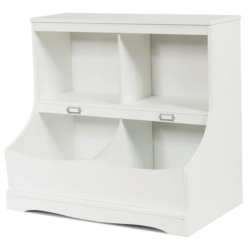 Kids 3-Tier Bookcase Storage Organizer