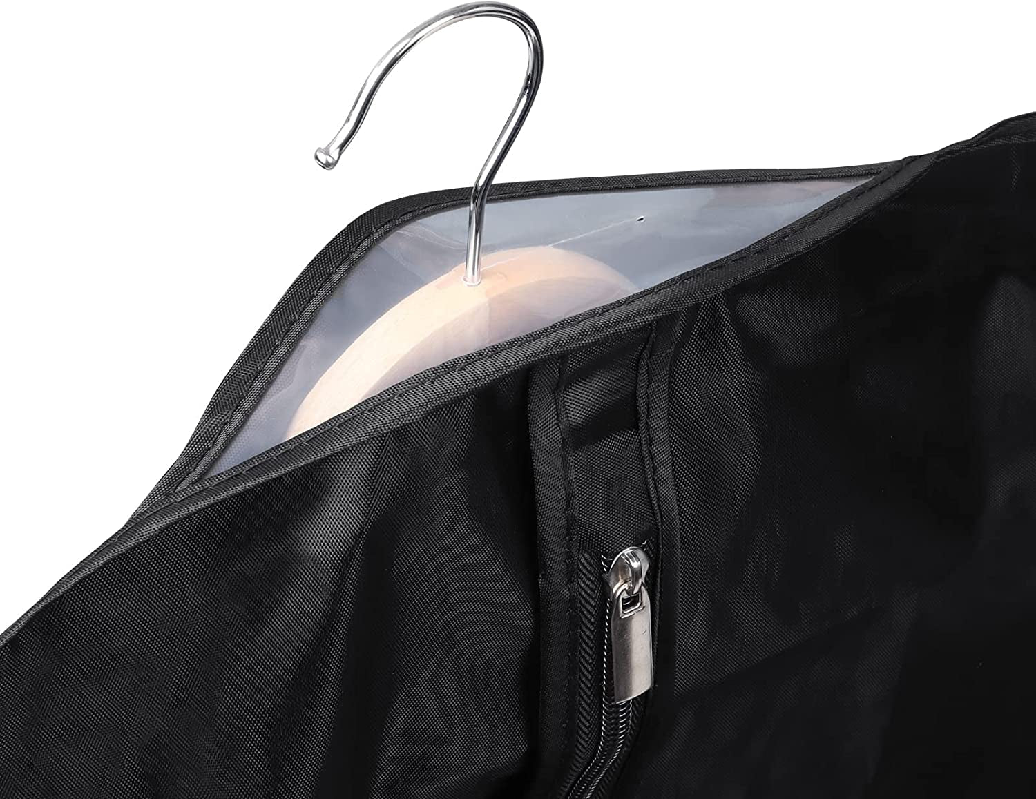 Garment Bag Suit Bag for Storage and Travel 43 Inch, Washable Suit Cover for T-Shirt, Jacket, Suits, Coats, Set of 5, Oxford Fabrics