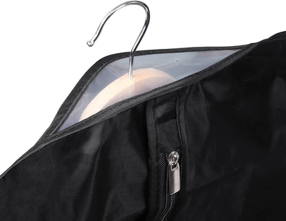 Garment Bag Suit Bag for Storage and Travel 43 Inch, Washable Suit Cover for T-Shirt, Jacket, Suits, Coats, Set of 5, Oxford Fabrics