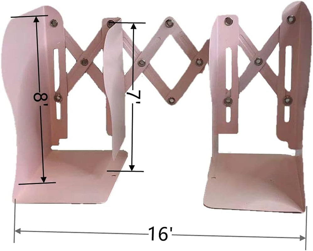 Telescopic Bookshelf Book Holders for Students to Use Simple Storage and Storage Bookshelves, High School Students Table Folding Bookends (Cat)