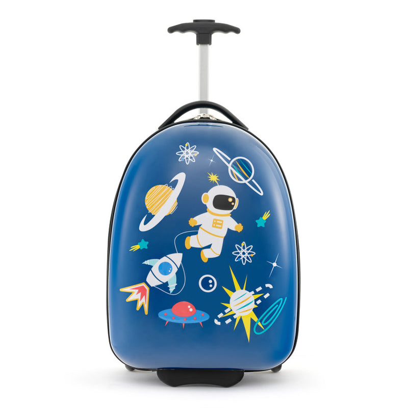 16 Inch Kids Carry-On Luggage Hard Shell Suitcase with Wheels