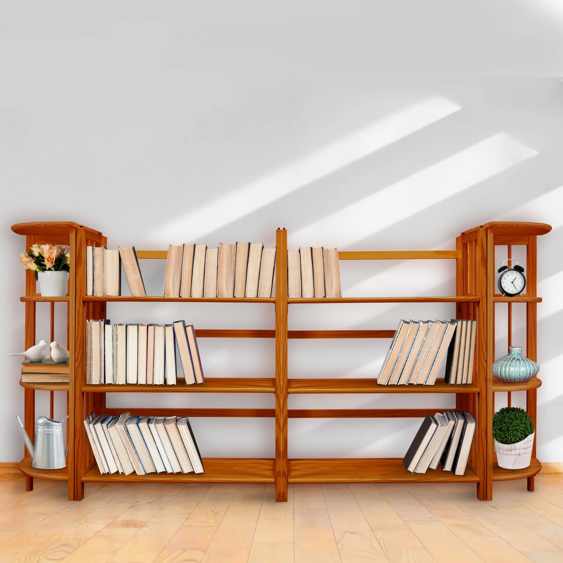 Yu Shan CO USA Ltd 330-20 3 Tier Folding Bookcase Natural