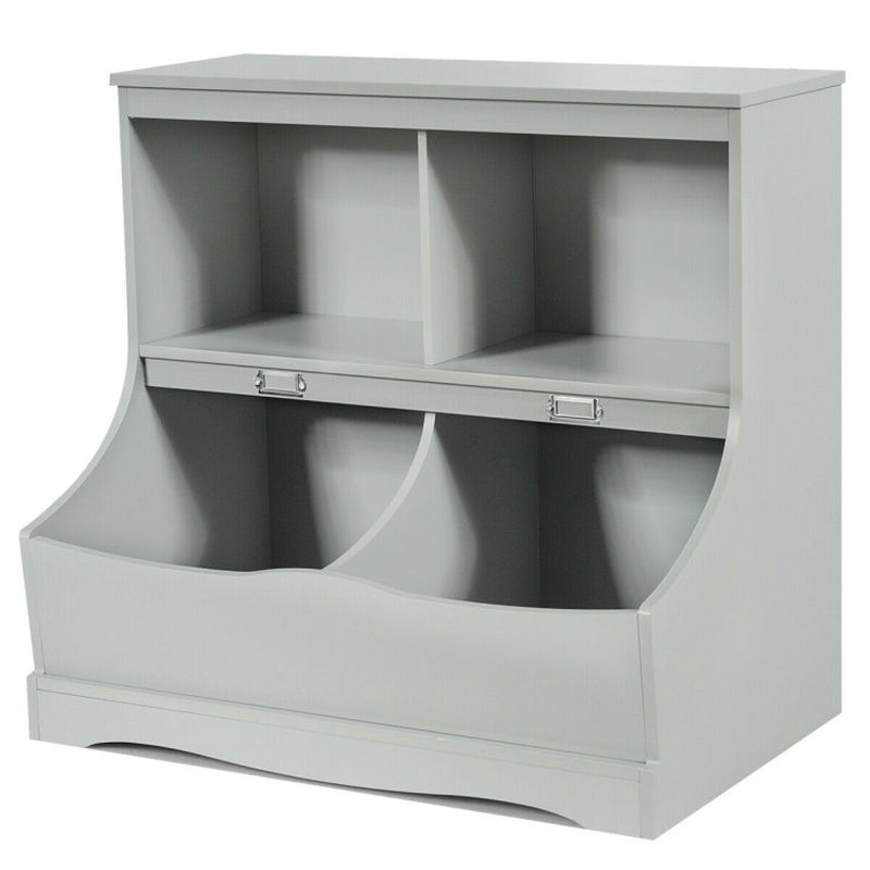 Kids 3-Tier Bookcase Storage Organizer