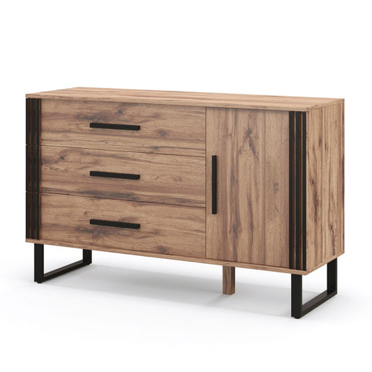 Sideboard Buffet Cabinet Credenza Storage Cabinet with 3 Drawers