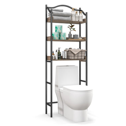 3-Tier Over-The-Toilet Rack Bathroom Toilet Stand with Shelves