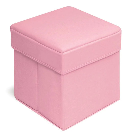 Folding Storage Seat-Color: Pink