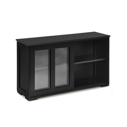 Sideboard Buffet Cupboard Storage Cabinet with Sliding Door