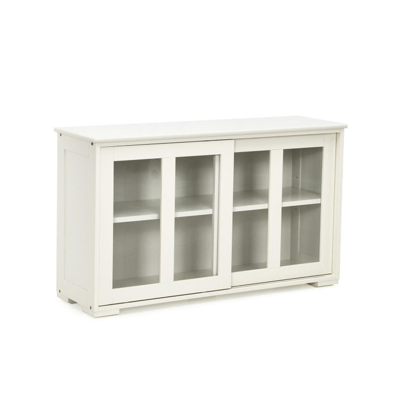 Sideboard Buffet Cupboard Storage Cabinet with Sliding Door