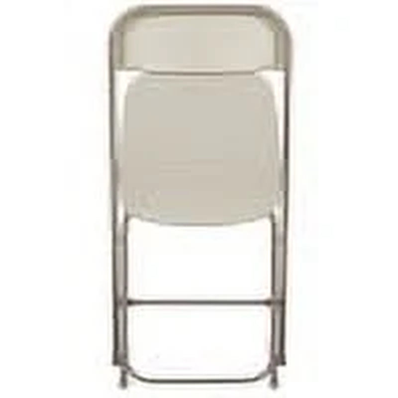 Hercules Series Plastic Folding Chair Beige - 2 Pack 650LB Weight Capacity Comfortable Event Chair-Lightweight Folding Chair