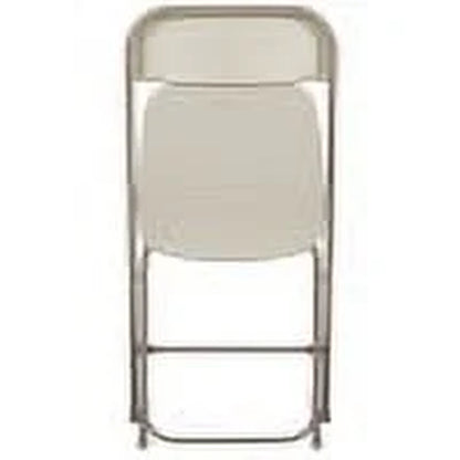 Hercules Series Plastic Folding Chair Beige - 2 Pack 650LB Weight Capacity Comfortable Event Chair-Lightweight Folding Chair