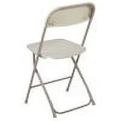 Hercules Series Plastic Folding Chair Beige - 2 Pack 650LB Weight Capacity Comfortable Event Chair-Lightweight Folding Chair