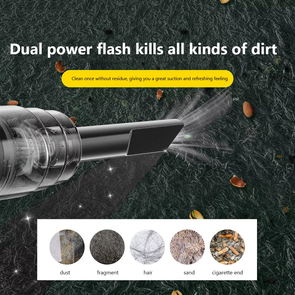 120W Cordless Handheld Vacuum Cleaner Small Mini Portable Car Auto Home Wireless