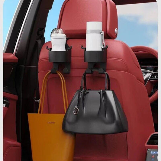 Multifunctional Car Headrest Cup Holder Drink Bottle Hanging Mount